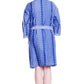 Printed Short Cotton Robe - La Cera
