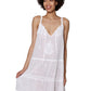 La Cera Short Embriodered Chemise - La Cera