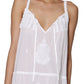 La Cera Short Embriodered Chemise - La Cera