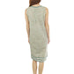 La Cera Sleeveless Floral Print Chemise - La Cera