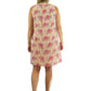 La Cera Sleeveless Floral Print Chemise - La Cera