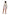 White Tropical Cotton Robe - La Cera