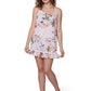 Camisola de algodón floral blanca