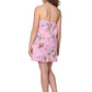Pink Floral Cotton Chemise - La Cera