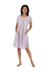 100% Cotton Smocked Floral Print Chemise - La Cera
