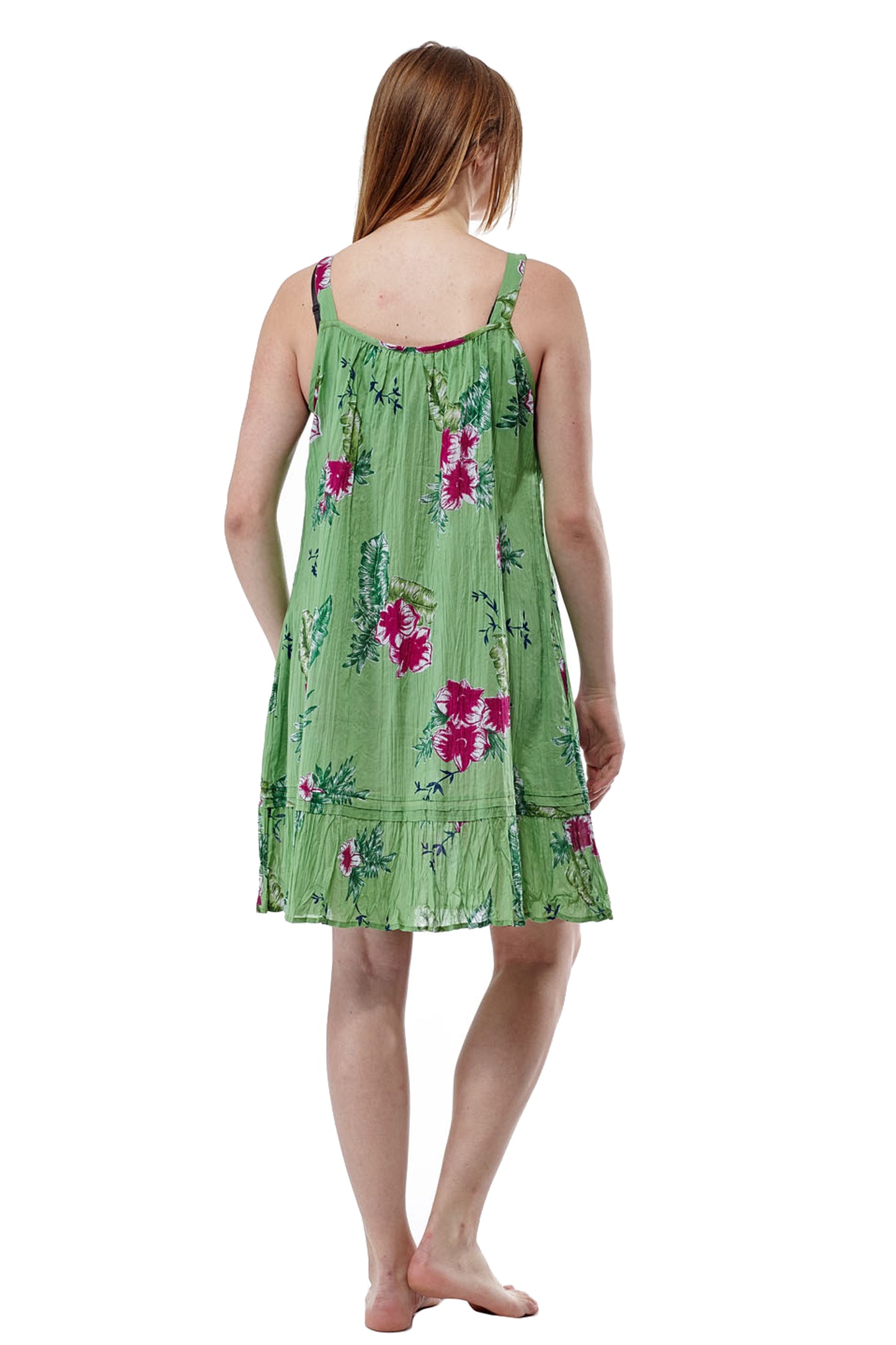 Mint Floral Chemise - La Cera