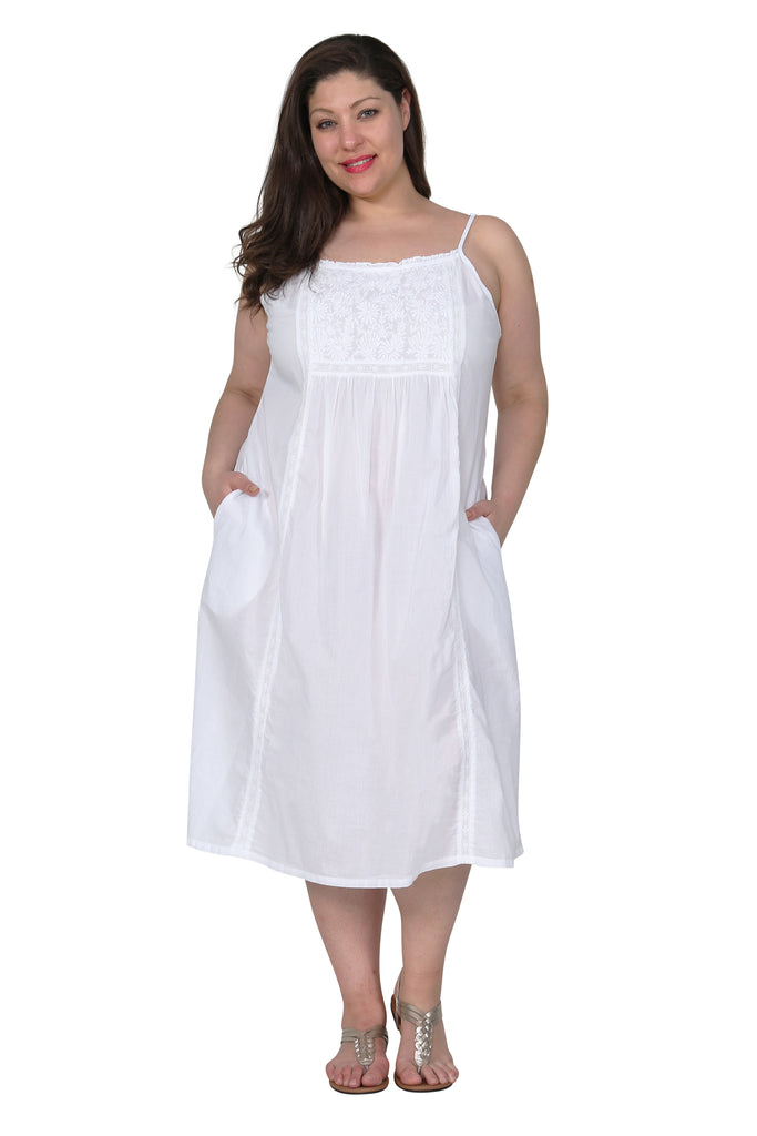 La Cera Plus Size Sleep Gown - La Cera