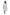 La Cera Double Cap Short Sleeve Cotton Embroidered Gown - La Cera