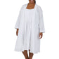 Plus Size 100% Cotton Embroidered Robe - La Cera