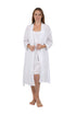 100% Cotton Embroidered Robe - La Cera