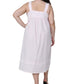La Cera Plus Size Embroidered Sleeveless Pinafore Gown - La Cera