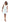 100% Cotton Embroidered Scoop Neck Chemise - La Cera