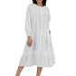 100% Cotton Long Sleeve Robe - La Cera