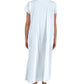 La Cera 100% Cotton Lace Applique Gown - La Cera