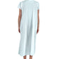 La Cera 100% Cotton Lace Applique Gown - La Cera