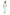 La Cera 100% Cotton Lace Applique Gown - La Cera