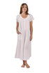 La Cera 100% Cotton Lace Applique Gown - La Cera