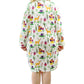 Camisa de noche de franela con animales del bosque talla grande