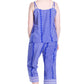 Blue Batik Print Cotton Capri Pajamas - La Cera