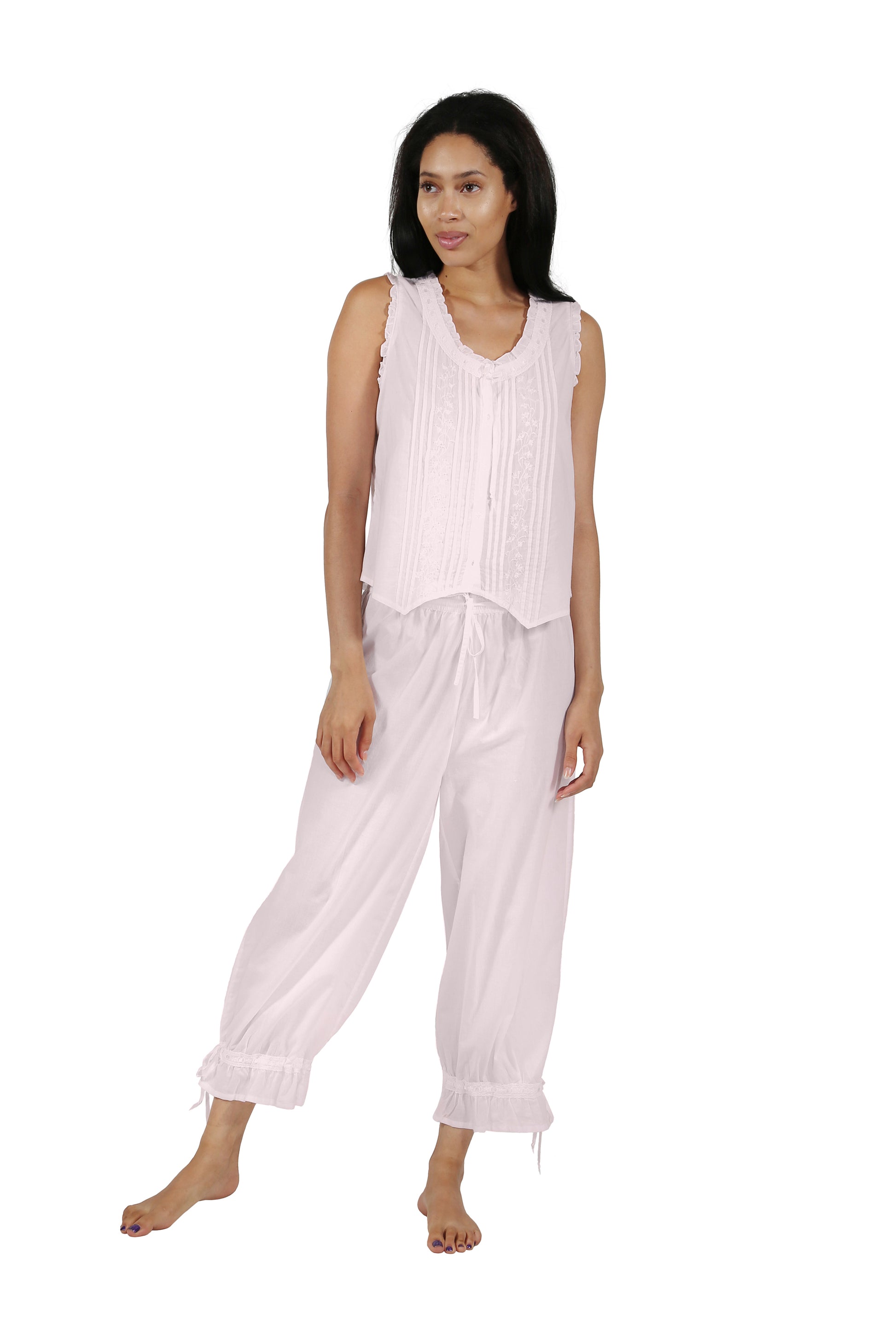 La Cera Sleeveless Bloomer PJ - La Cera