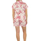 Pijama tipo bóxer con diseño de flores de cerezo de La Cera