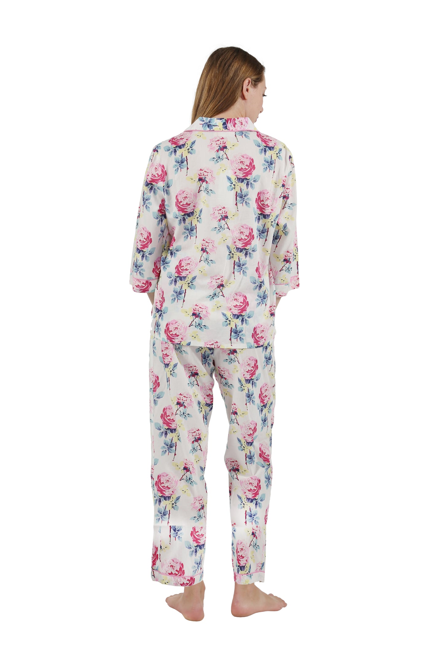 100% Cotton Floral Pajama Set