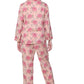 La Cera Cotton Pajama Set Peach - La Cera