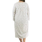 Long Sleeve Cotton Knit Mistletoe Nightgown - La Cera