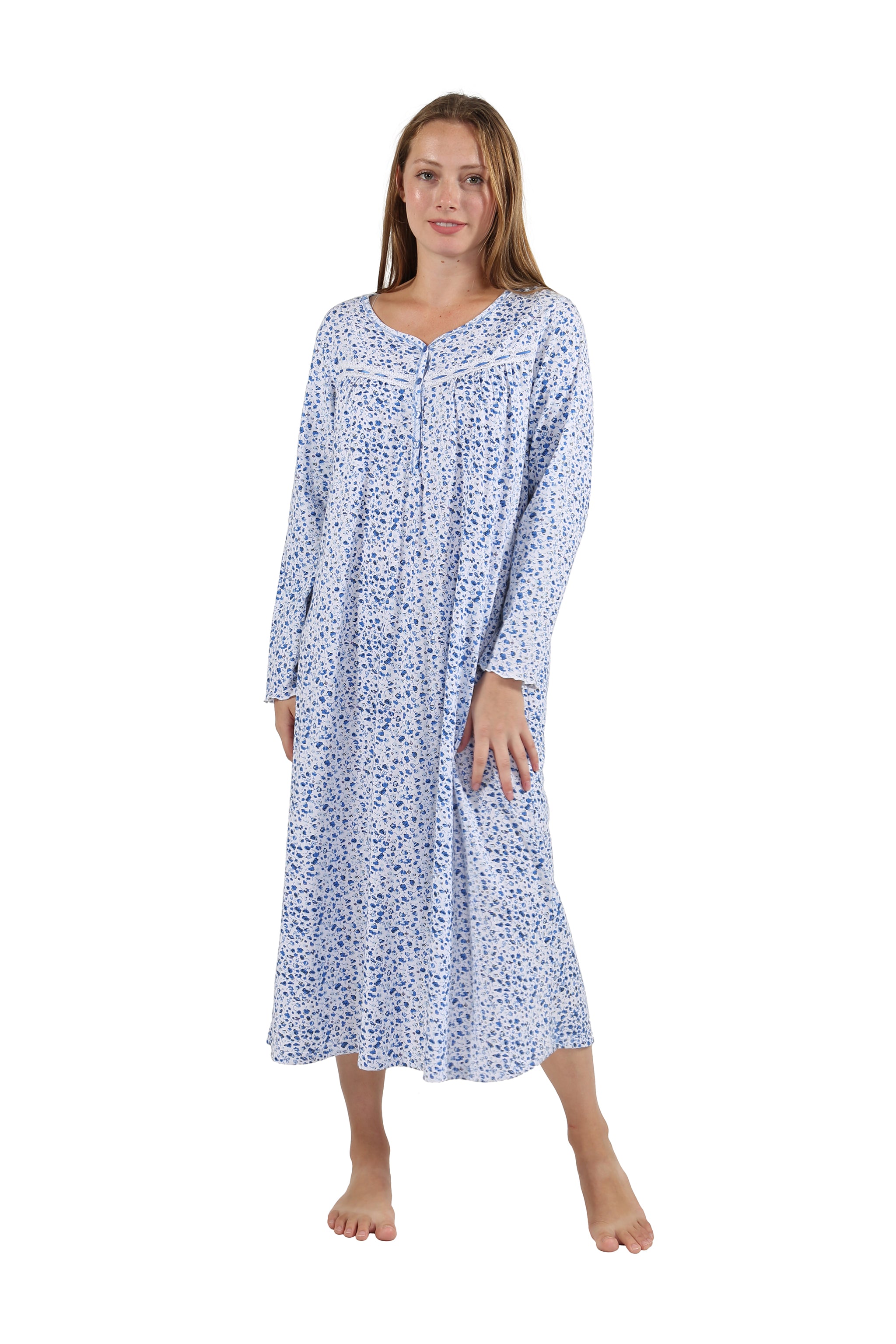 100% Cotton Short Nightgown