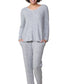 The Comfort Collection Snap PJ Set - La Cera