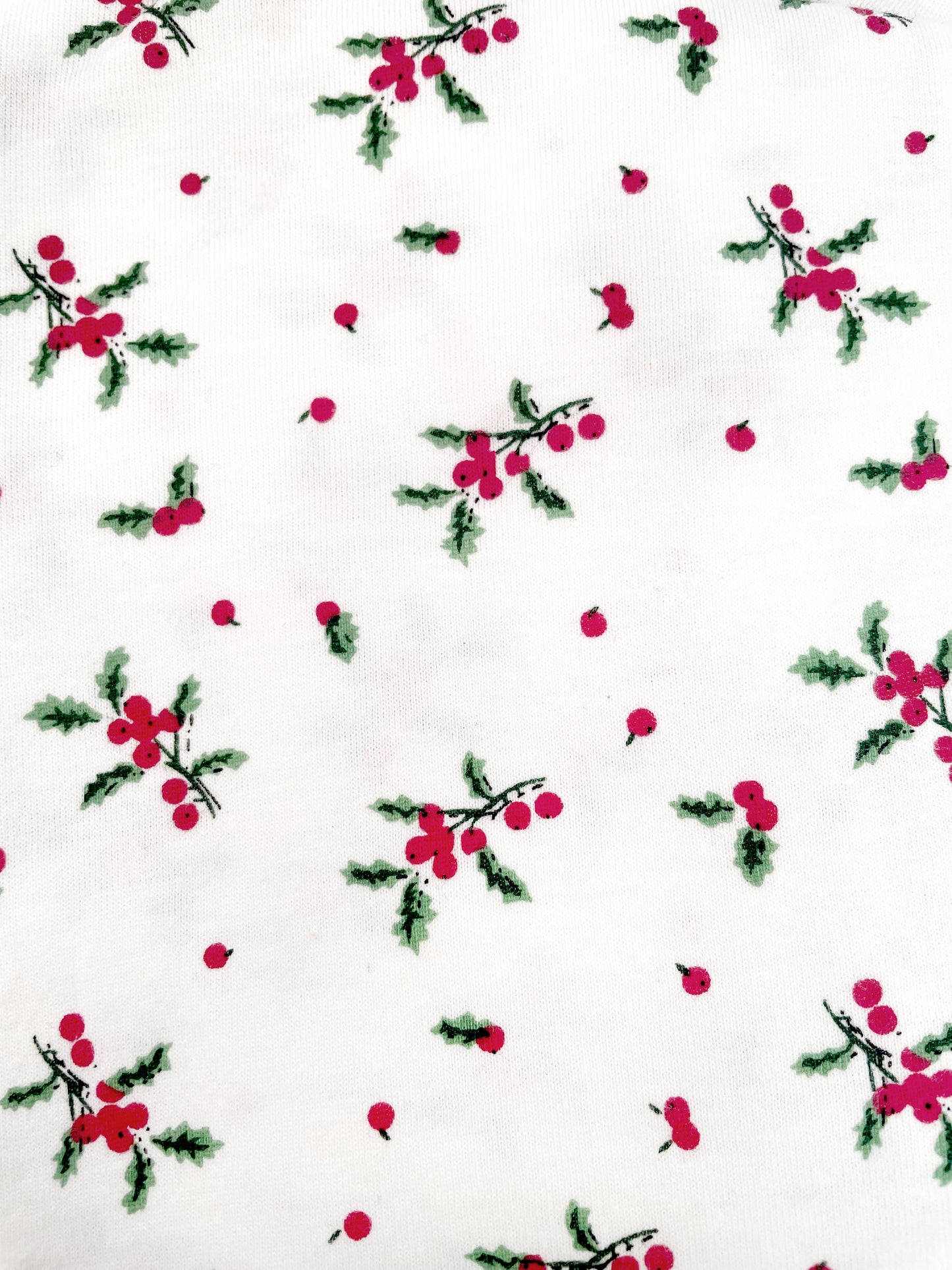 Long Sleeve Cotton Knit Mistletoe Nightgown - La Cera