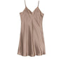 La Cera Short Silk Chemise - La Cera