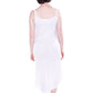 White Rayon Gown - La Cera