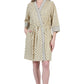 La Cera 100% Cotton Short Kimono Wrap - La Cera