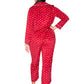La Cera Sheered Minky Fleece PJ Set - La Cera