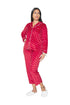 La Cera Sheered Minky Fleece PJ Set - La Cera
