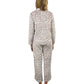 La Cera Sheered Minky Fleece PJ Set - La Cera