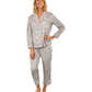 La Cera Sheered Minky Fleece PJ Set - La Cera