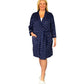 La Cera Plus Size Silky Sheered Minky Kimono Robe - La Cera