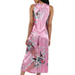 Satin Floral Lounge Set - La Cera