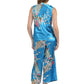Satin Floral Lounge Set - La Cera