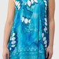 La Cera Sleeveless Butterfly Printed Dress - La Cera - 2