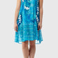 La Cera Sleeveless Butterfly Printed Dress - La Cera - 1