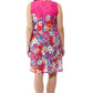 La Cera Sleeveless Short Floral Sundress - La Cera