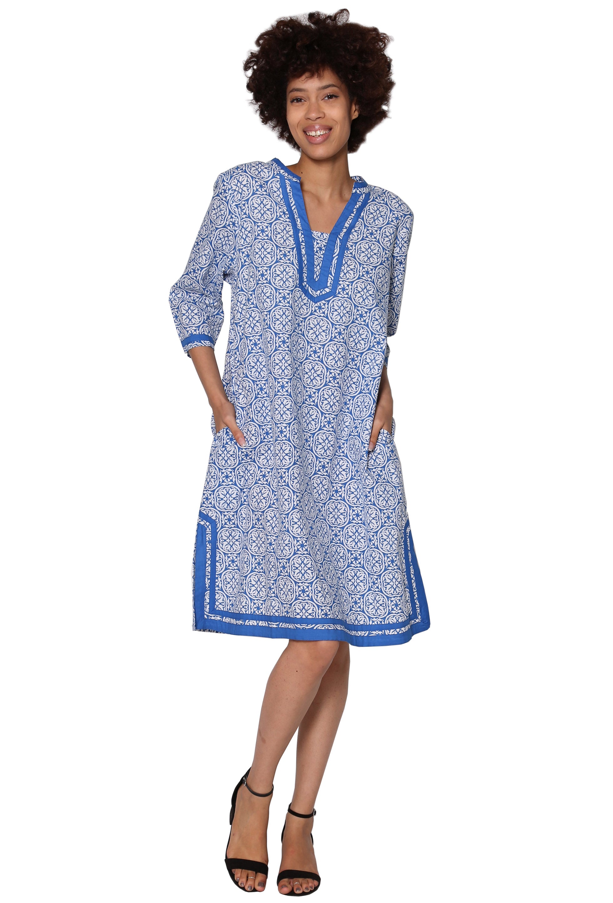 Geo Print Cover Up - La Cera