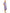 Plus Size Turq/Pink Floral Cotton Jersey A-line Dress - La Cera