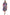 La Cera Black and Fuchsia Plus Size A-Line Knit Dress - La Cera