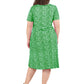 La Cera Plus Size A-Line Knit Dress - La Cera