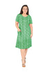 La Cera Plus Size A-Line Knit Dress - La Cera