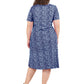 La Cera Plus Size A-Line Knit Dress - La Cera